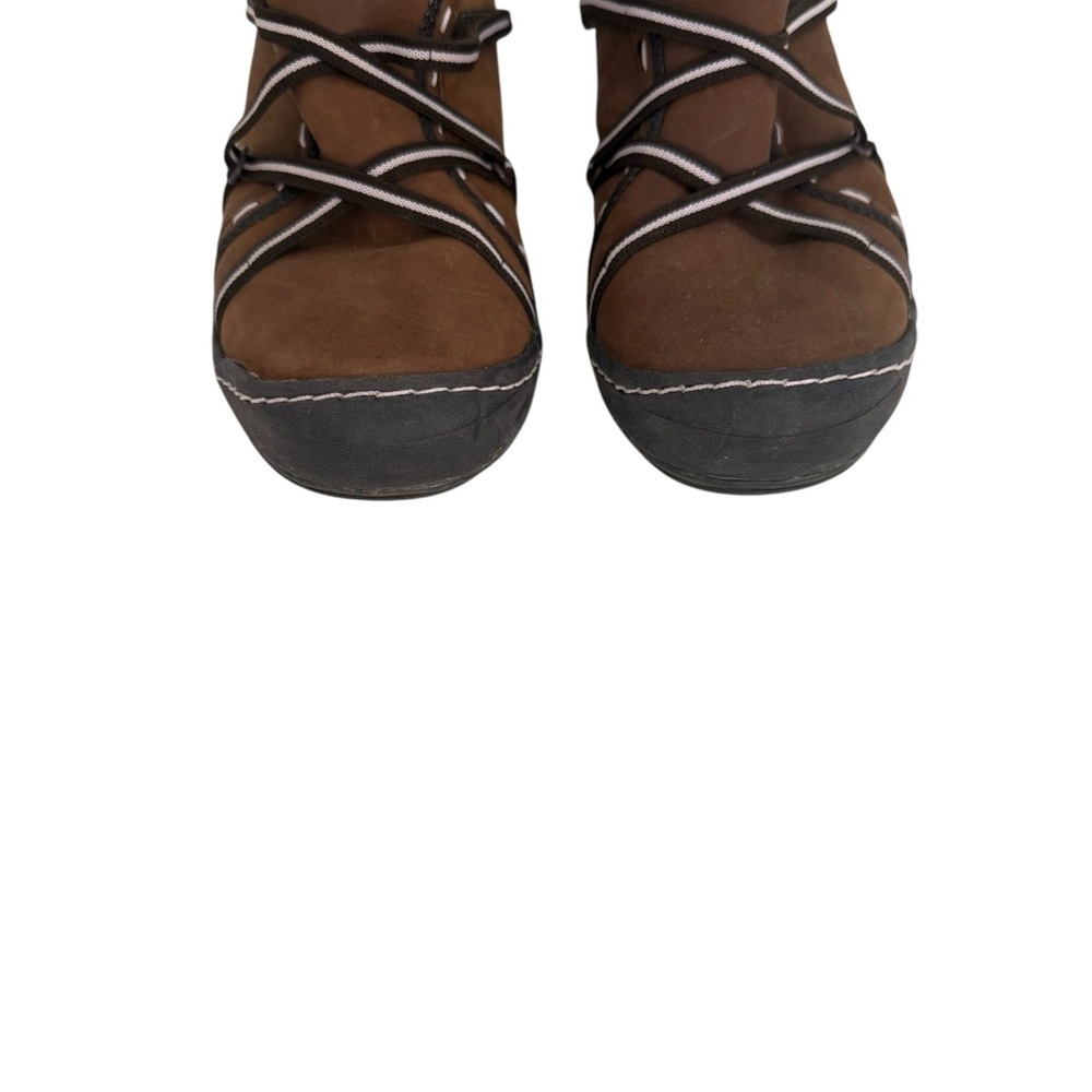 J-41 Jeep Essence Hiking Round Toe Flats Brown Shoe Size 9.5 - Picture 3 of 9